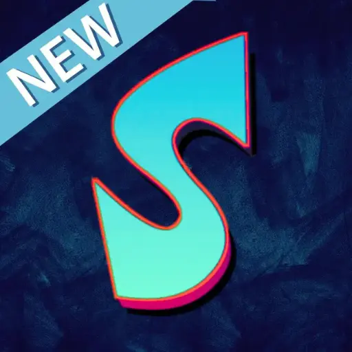 New stylized letter S logo design with modern colors on dark background, creative branding graphic